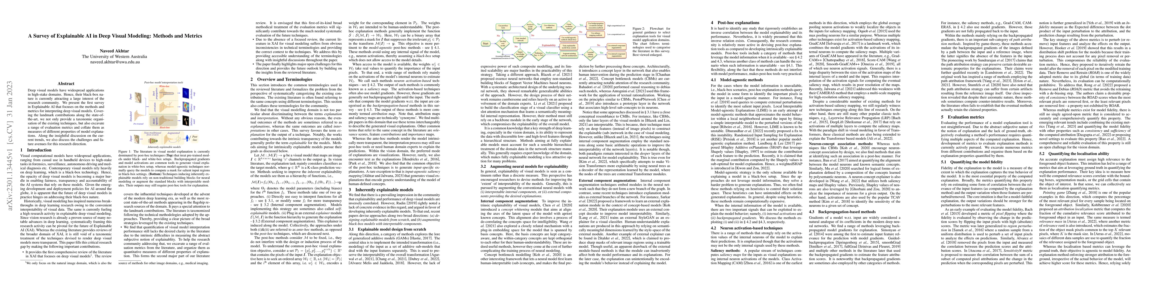 Thumbnail for A Survey of Explainable AI in Deep Visual Modeling: Methods and Metrics