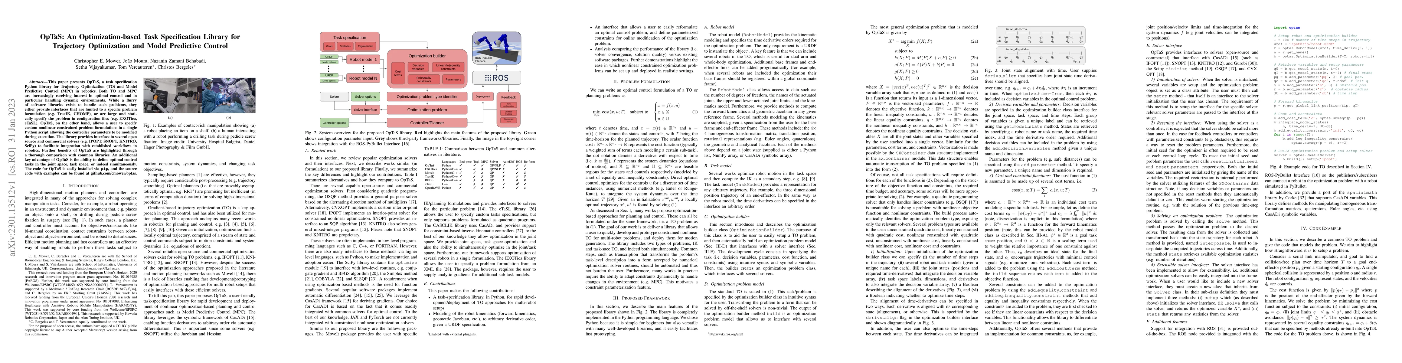 Thumbnail for OpTaS: An Optimization-based Task Specification Library for Trajectory
  Optimization and Model Predictive Control