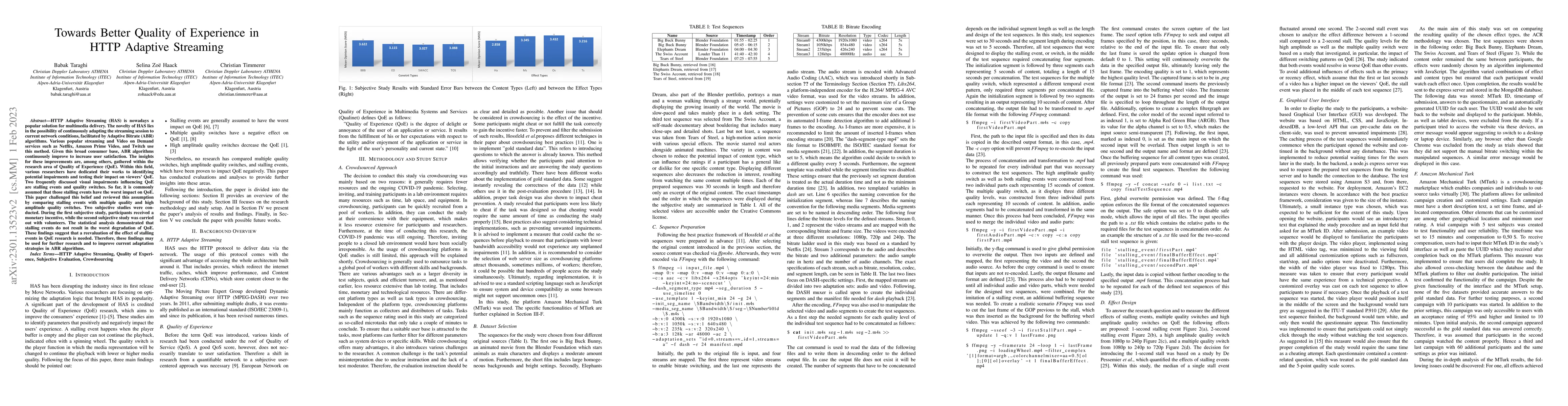 Thumbnail for Towards Better Quality of Experience in HTTP Adaptive Streaming
