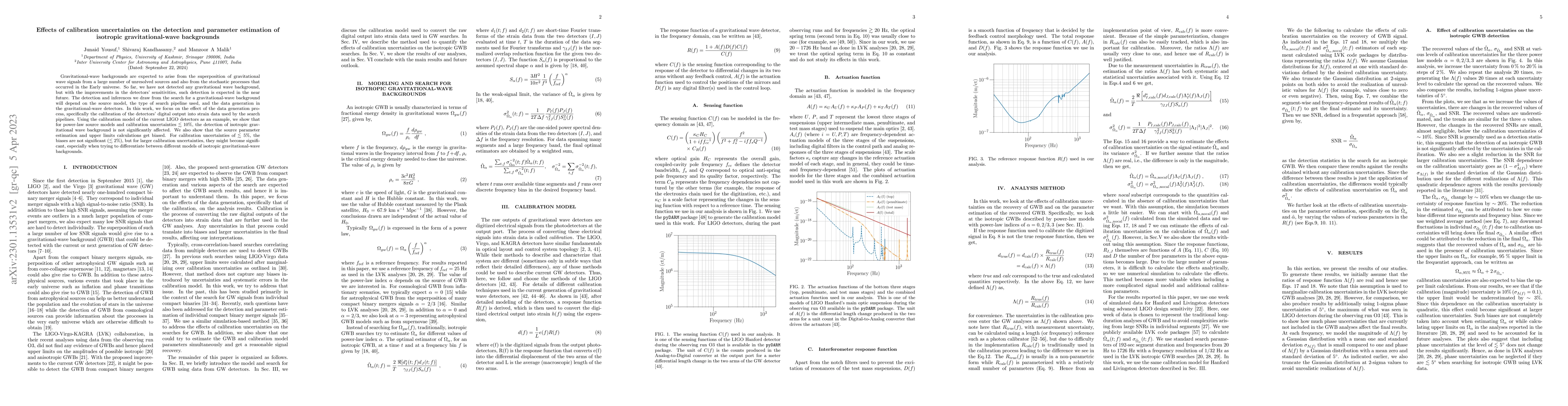 Thumbnail for Effects of calibration uncertainties on the detection and parameter
  estimation of isotropic gravitational-wave backgrounds