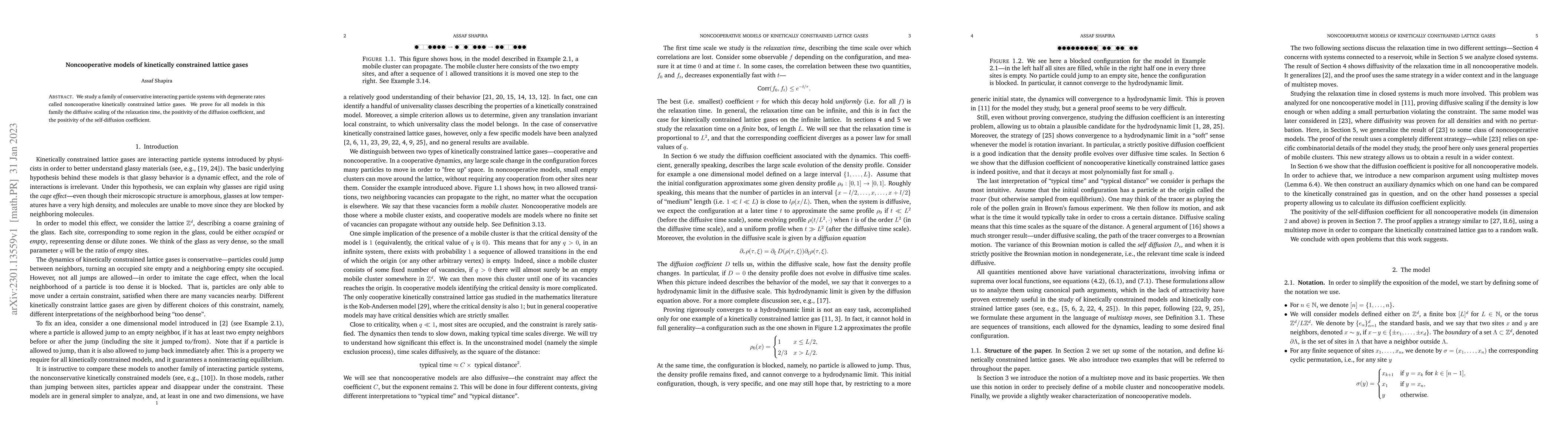 Thumbnail for Noncooperative models of kinetically constrained lattice gases