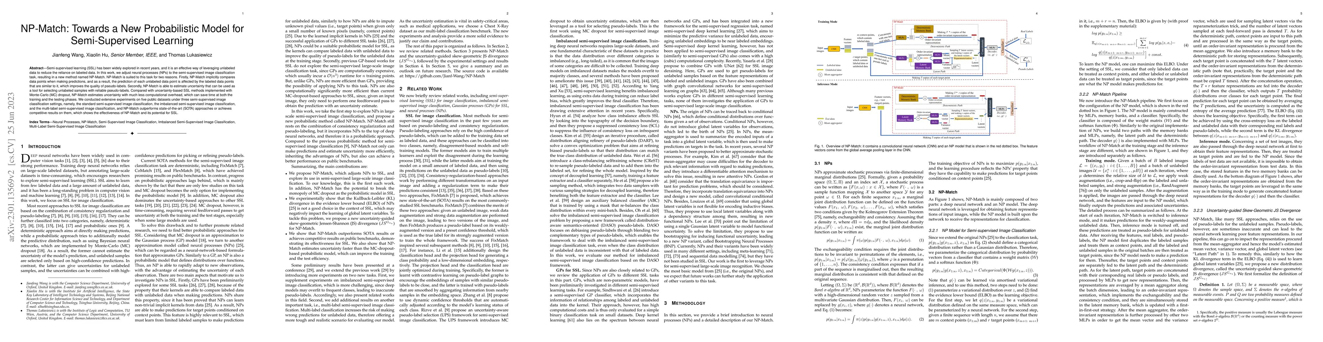 Thumbnail for NP-Match: Towards a New Probabilistic Model for Semi-Supervised Learning