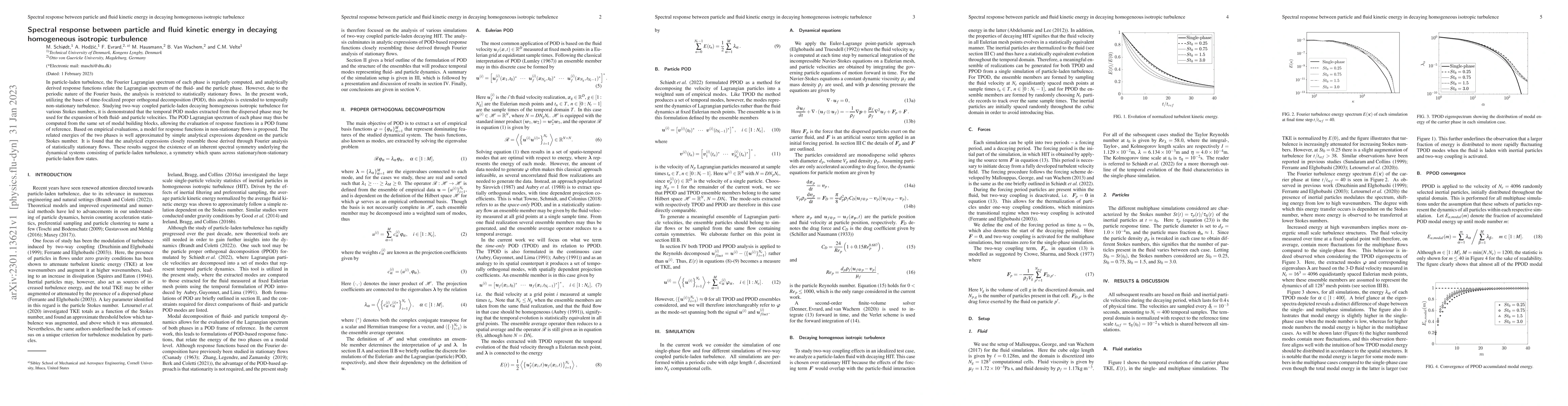 Thumbnail for Spectral response between particle and fluid kinetic energy in decaying
  homogeneous isotropic turbulence