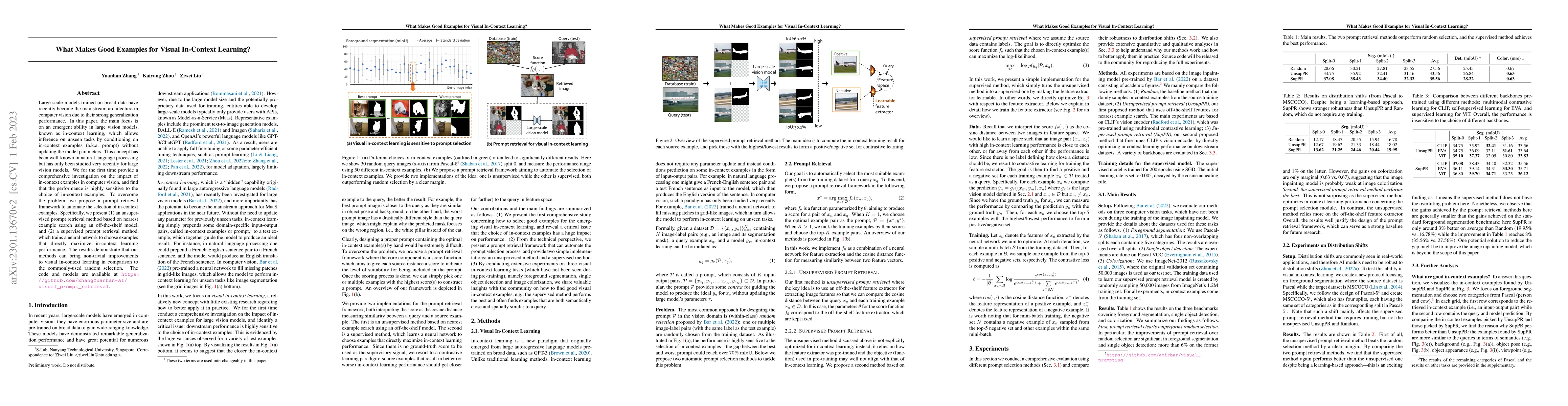 Thumbnail for What Makes Good Examples for Visual In-Context Learning?