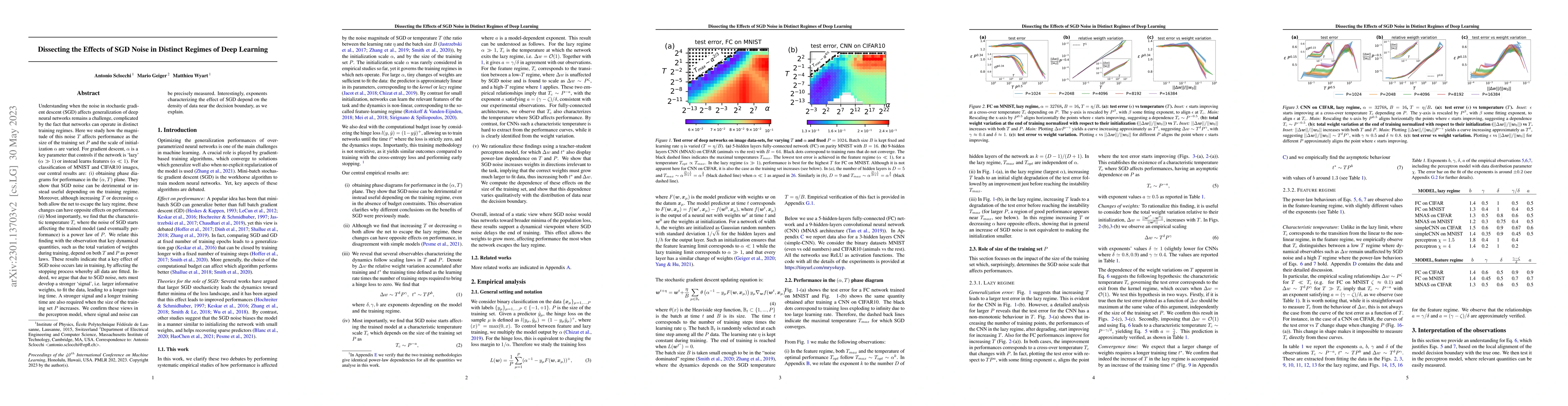 Thumbnail for Dissecting the Effects of SGD Noise in Distinct Regimes of Deep Learning