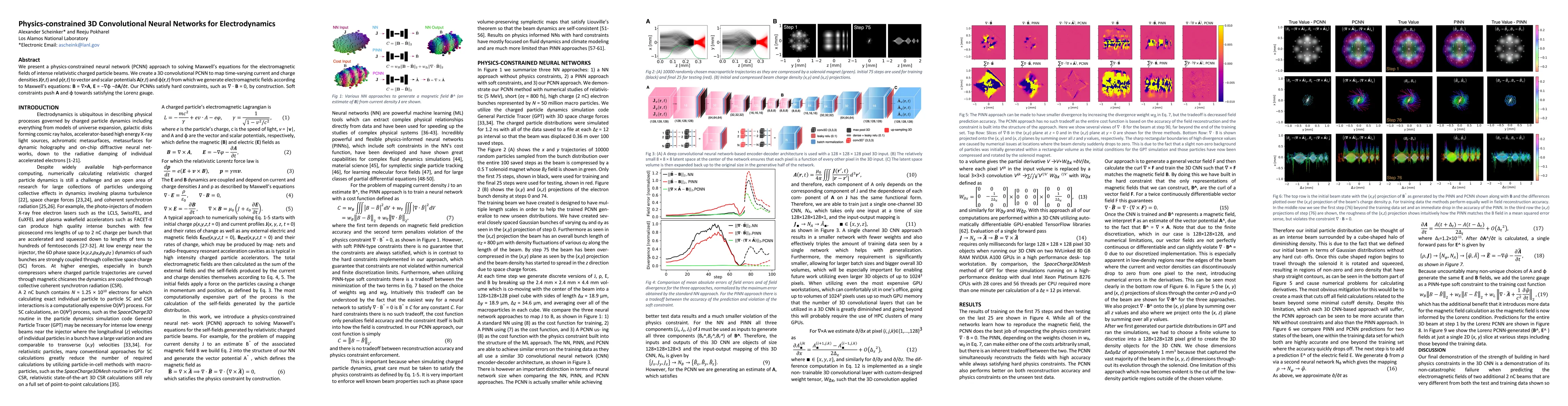 Thumbnail for Physics-constrained 3D Convolutional Neural Networks for Electrodynamics