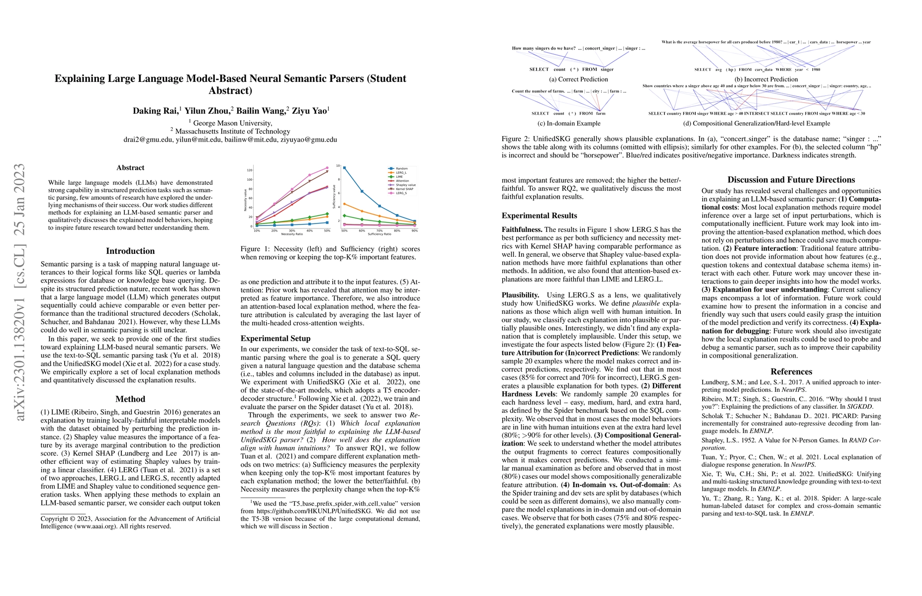 Thumbnail for Explaining Large Language Model-Based Neural Semantic Parsers (Student
  Abstract)