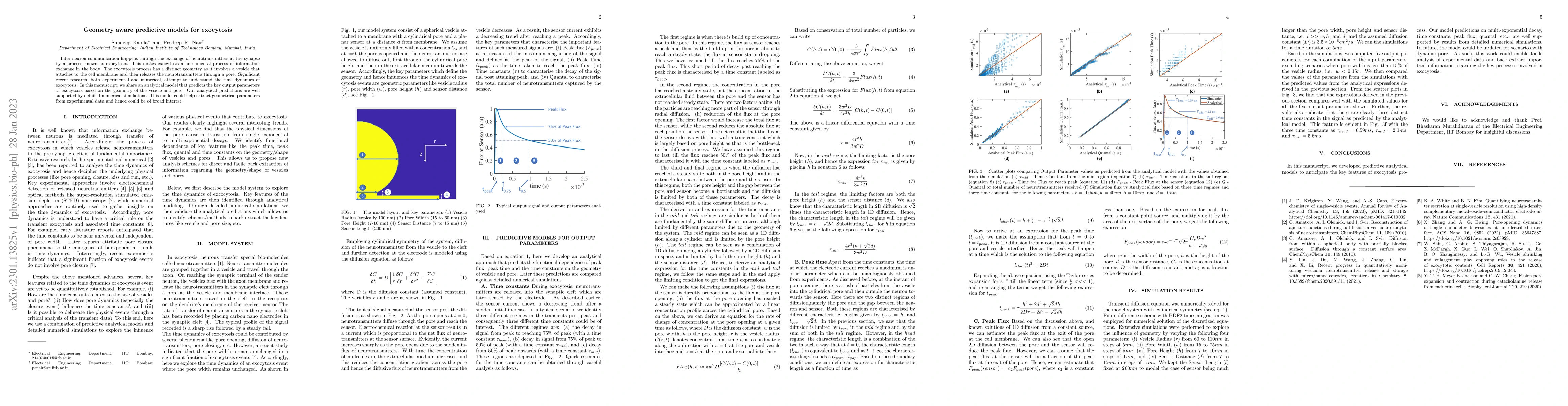 Thumbnail for Geometry aware predictive models for exocytosis