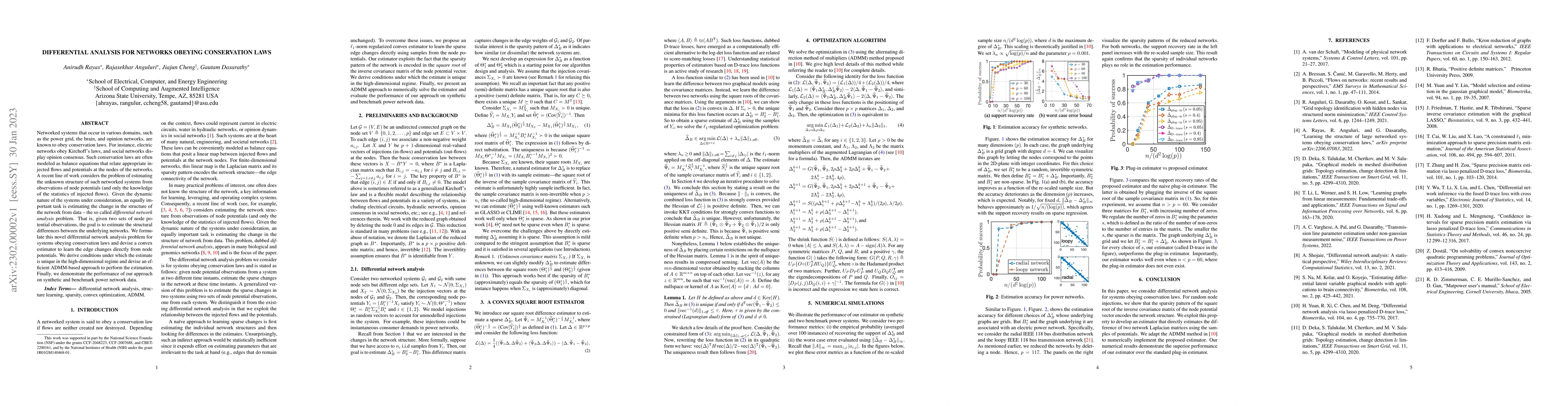 Thumbnail for Differential Analysis for Networks Obeying Conservation Laws