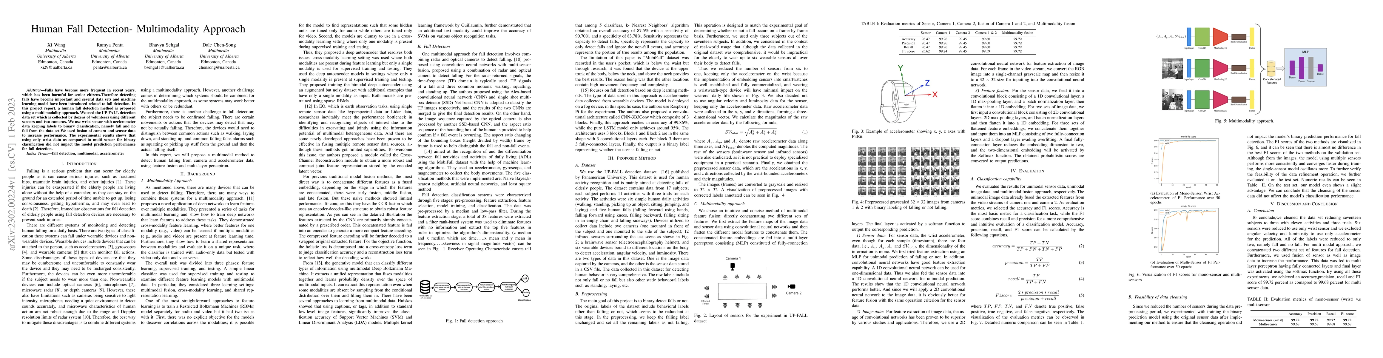 Thumbnail for Human Fall Detection- Multimodality Approach
