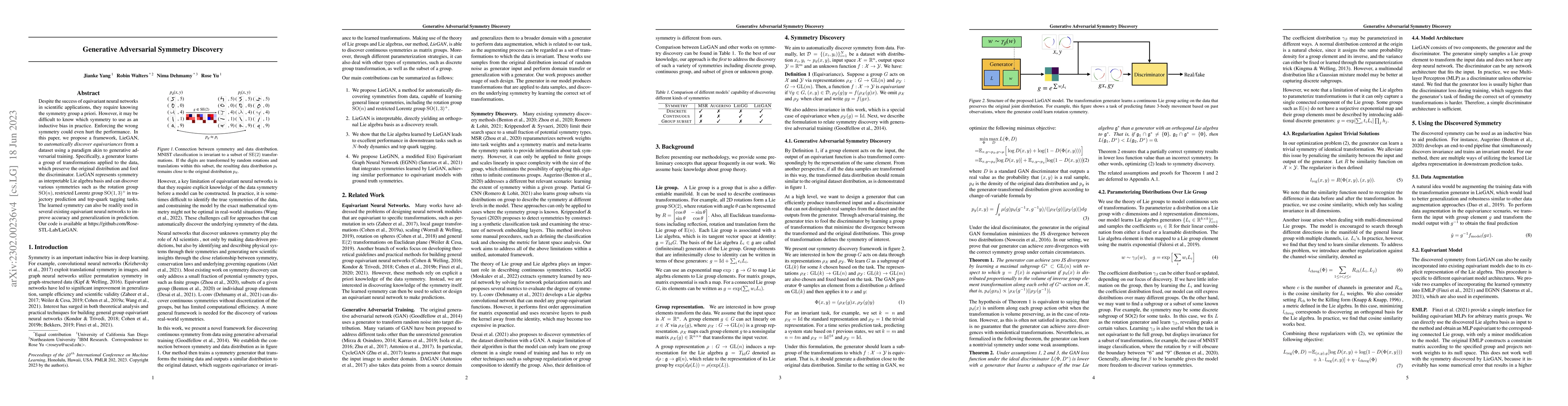 Thumbnail for Generative Adversarial Symmetry Discovery