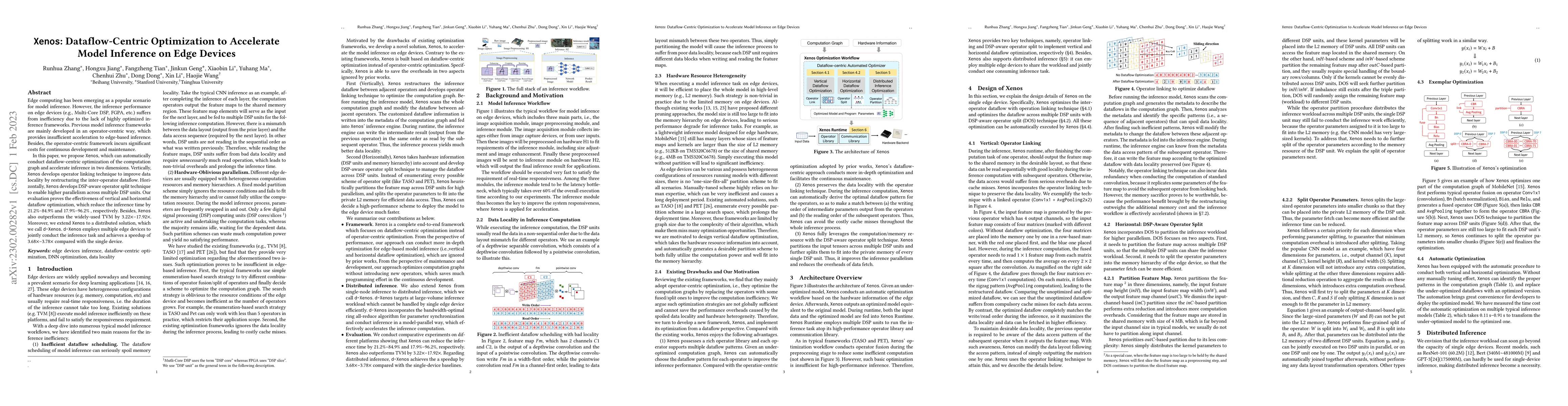 Thumbnail for Xenos: Dataflow-Centric Optimization to Accelerate Model Inference on
  Edge Devices