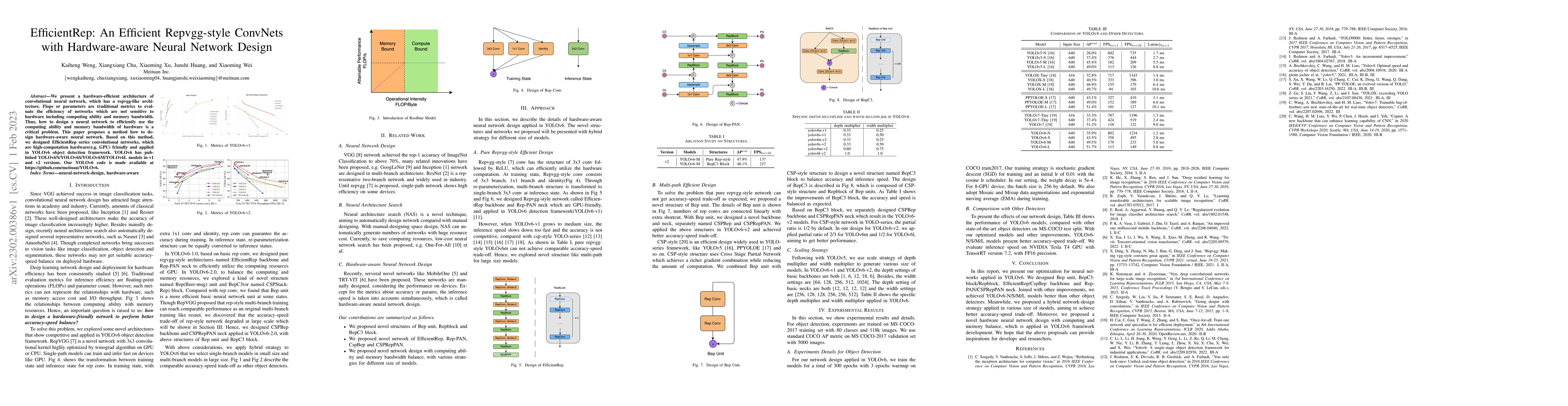 Thumbnail for EfficientRep:An Efficient Repvgg-style ConvNets with Hardware-aware
  Neural Network Design
