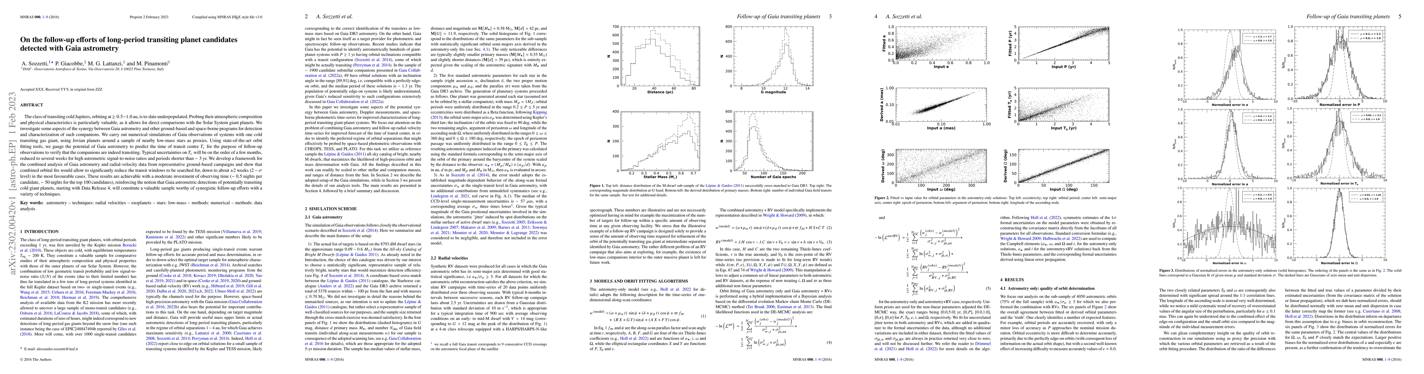 Thumbnail for On the follow-up efforts of long-period transiting planet candidates
  detected with Gaia astrometry