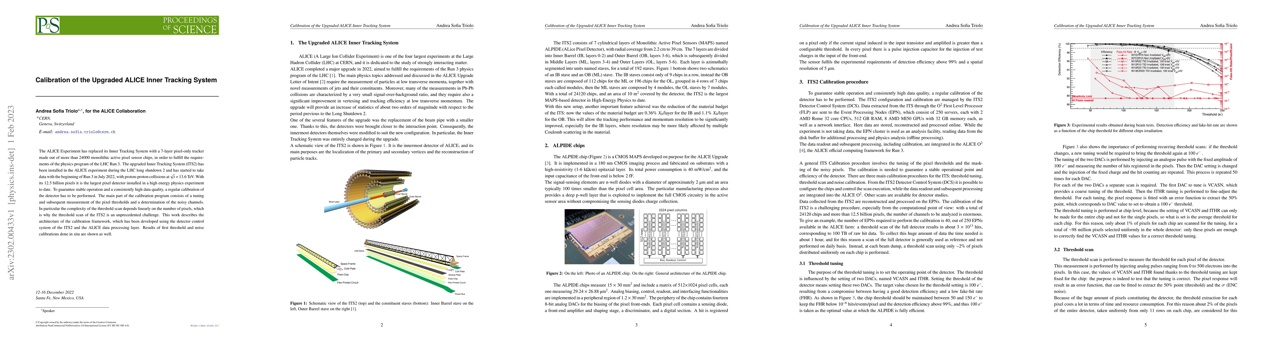 Thumbnail for Calibration of the Upgraded ALICE Inner Tracking System