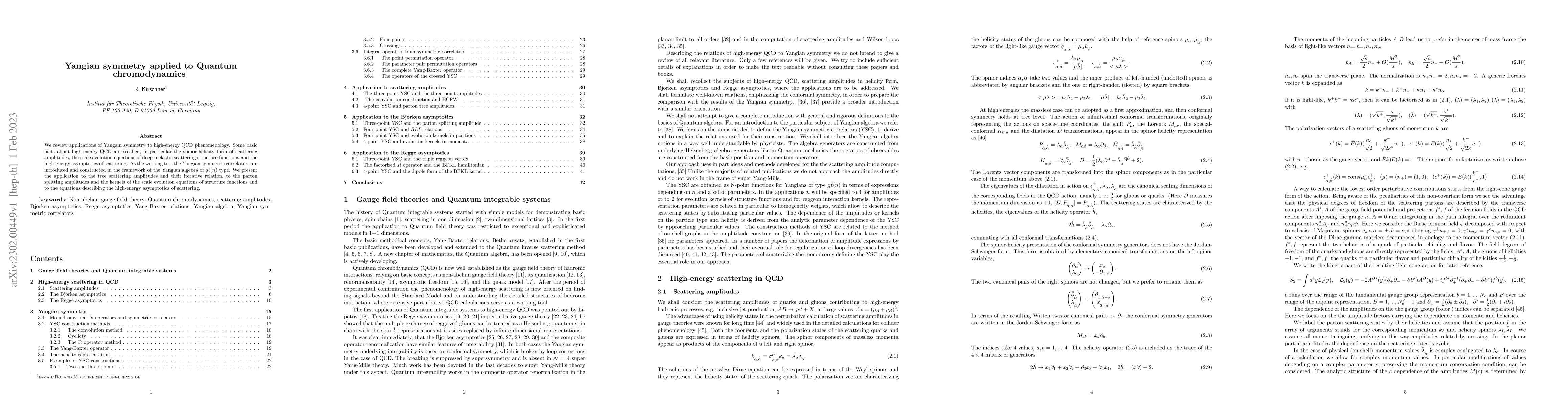 Thumbnail for Yangian symmetry applied to Quantum chromodynamics
