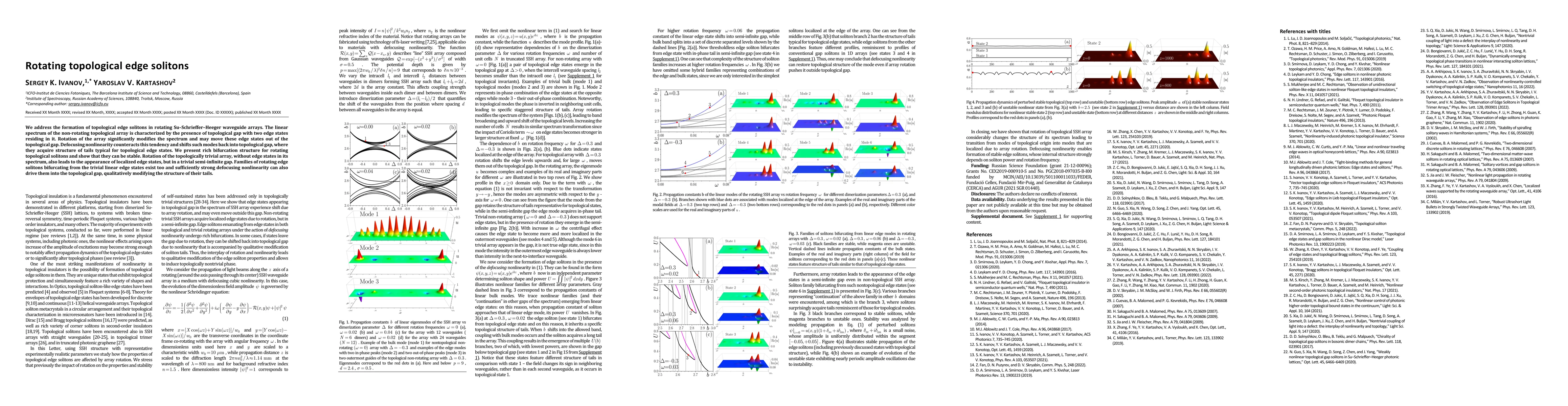 Thumbnail for Rotating topological edge solitons