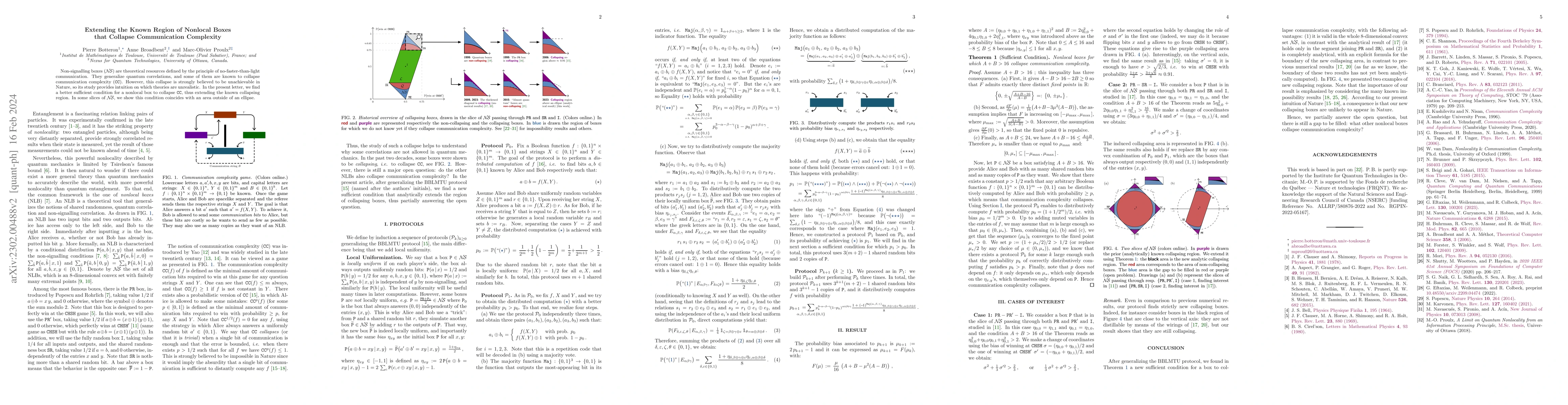 Thumbnail for Extending the Known Region of Nonlocal Boxes that Collapse Communication
  Complexity