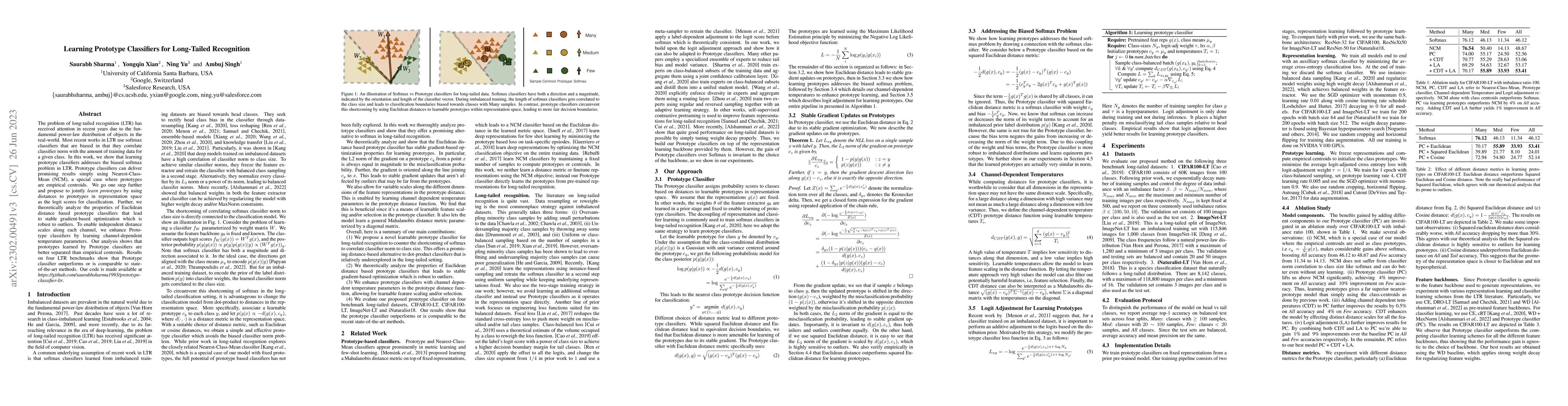 Thumbnail for Learning Prototype Classifiers for Long-Tailed Recognition