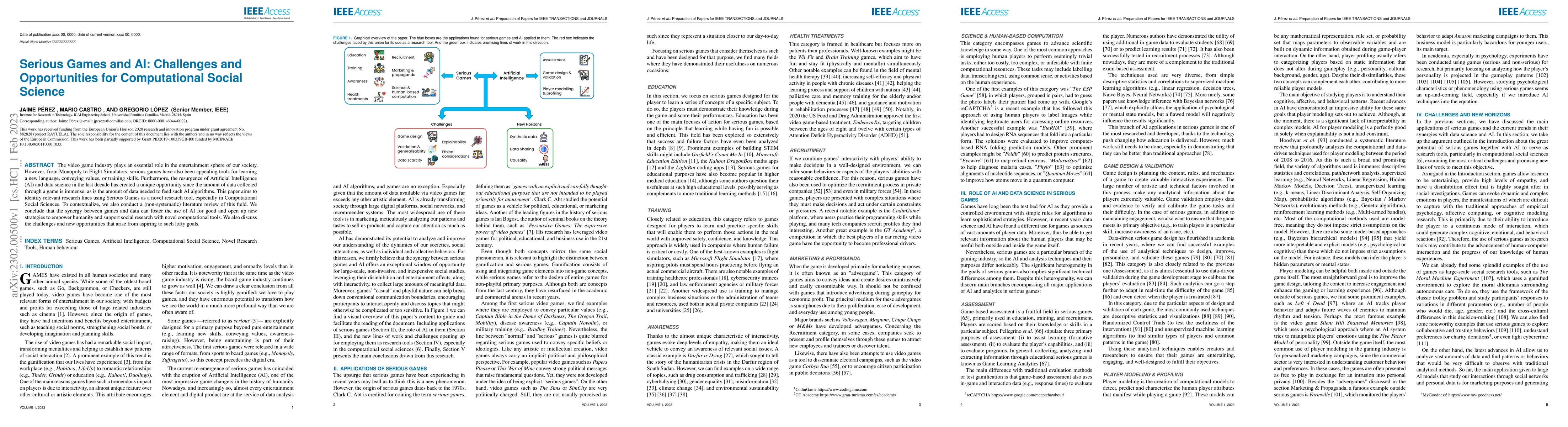Thumbnail for Serious Games and AI: Challenges and Opportunities for Computational
  Social Science