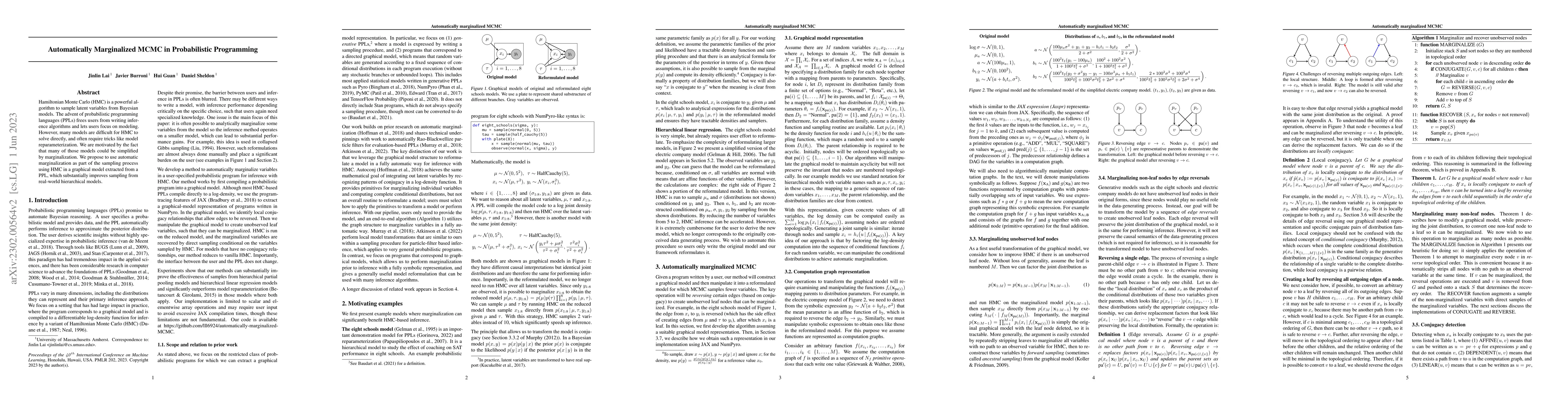 Thumbnail for Automatically Marginalized MCMC in Probabilistic Programming