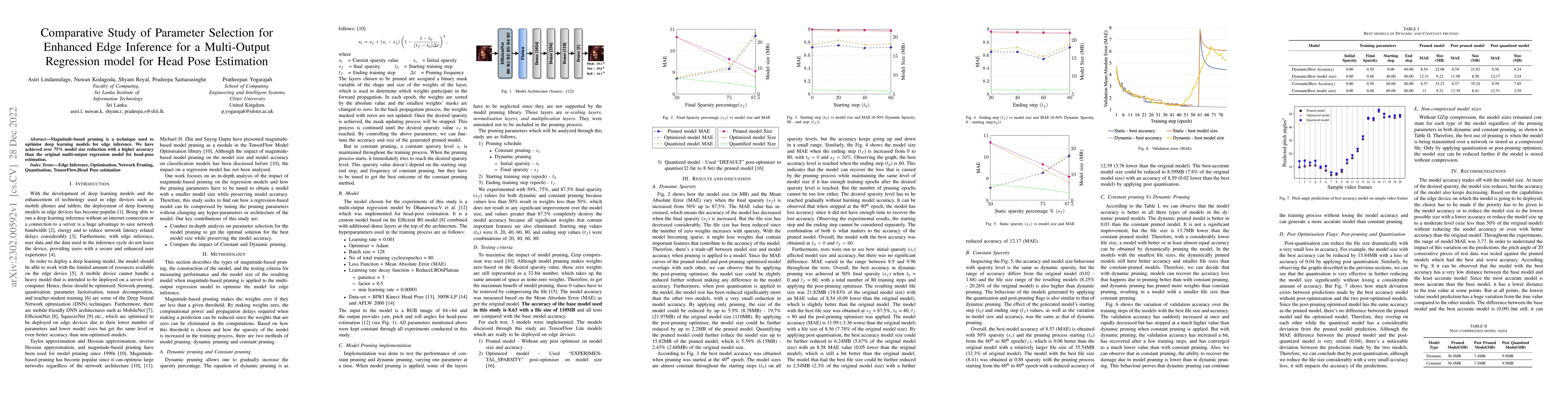 Thumbnail for Comparative Study of Parameter Selection for Enhanced Edge Inference for
  a Multi-Output Regression model for Head Pose Estimation