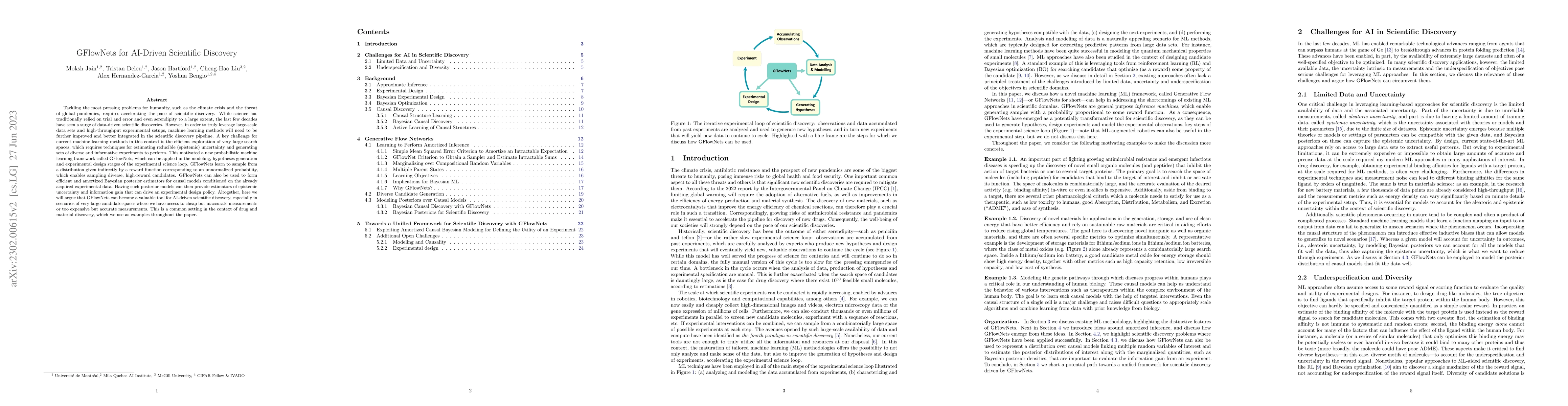 Thumbnail for GFlowNets for AI-Driven Scientific Discovery