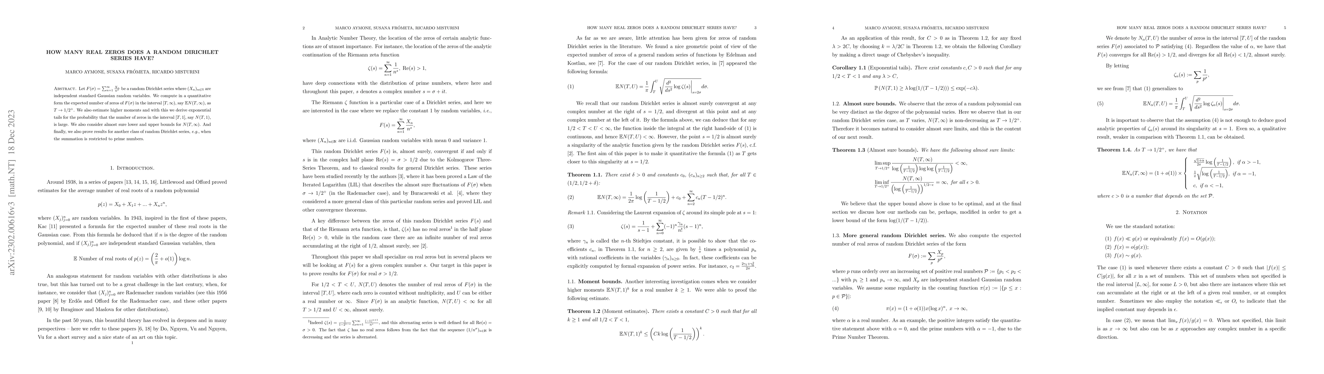 Thumbnail for How many real zeros does a random Dirichlet series have?