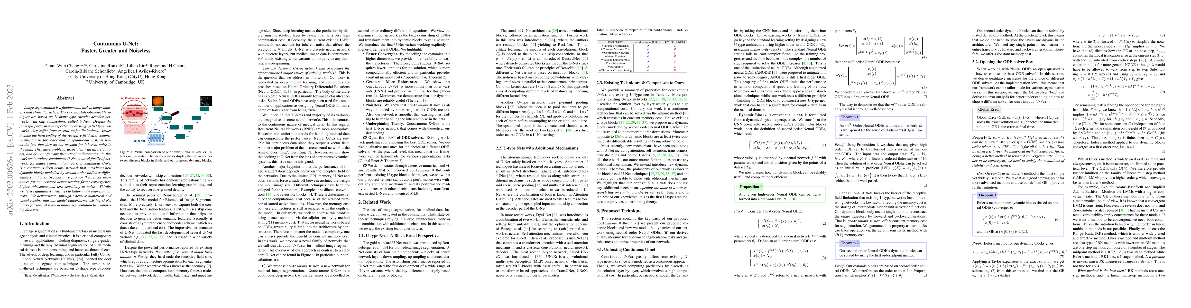 Thumbnail for Continuous U-Net: Faster, Greater and Noiseless