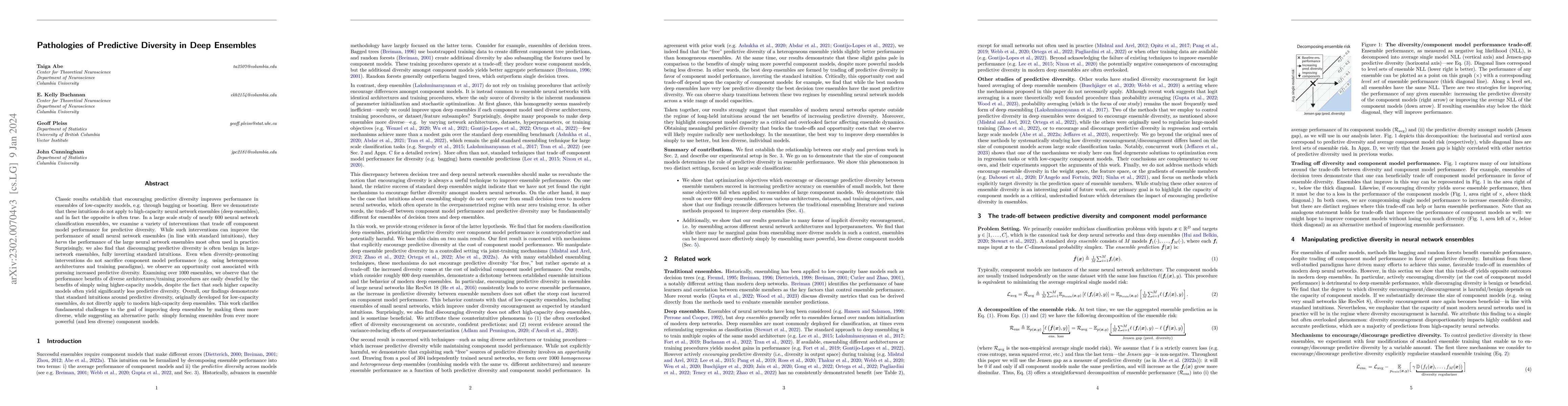 Thumbnail for Pathologies of Predictive Diversity in Deep Ensembles
