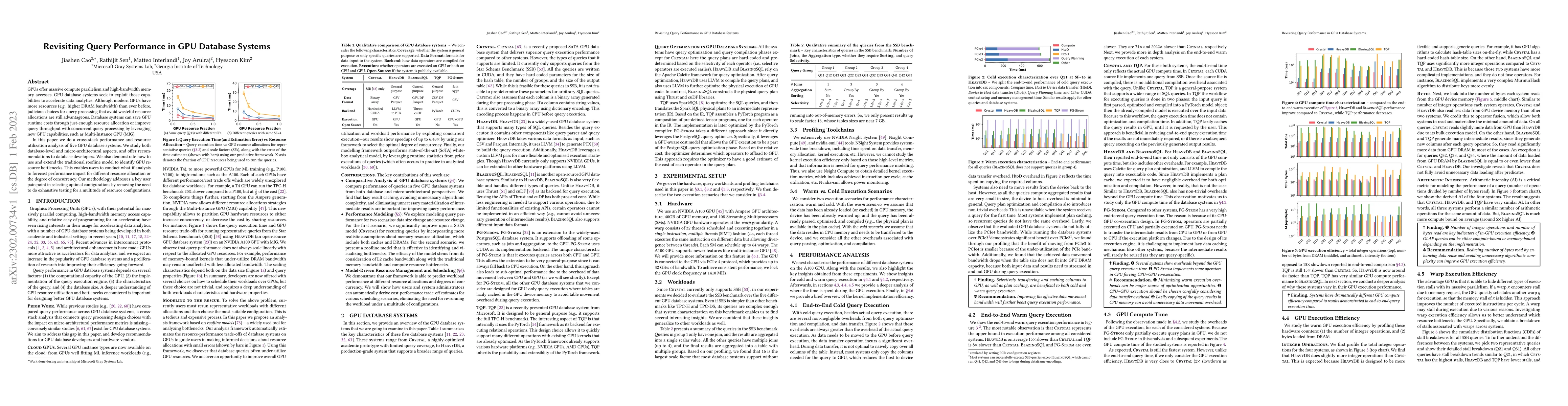 Thumbnail for Revisiting Query Performance in GPU Database Systems