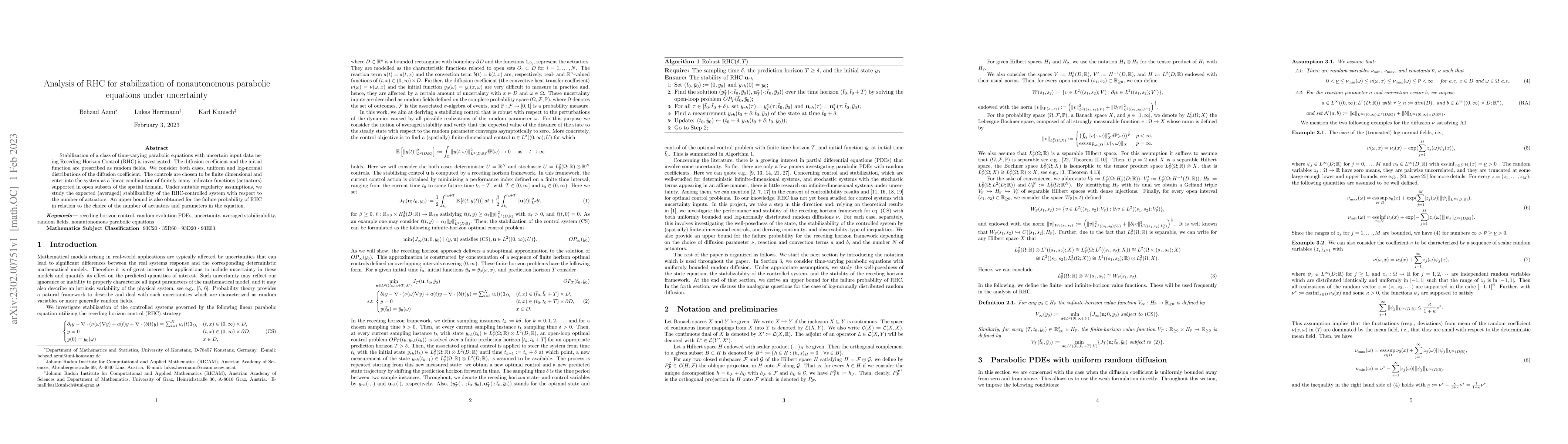 Thumbnail for Analysis of RHC for stabilization of nonautonomous parabolic equations
  under uncertainty