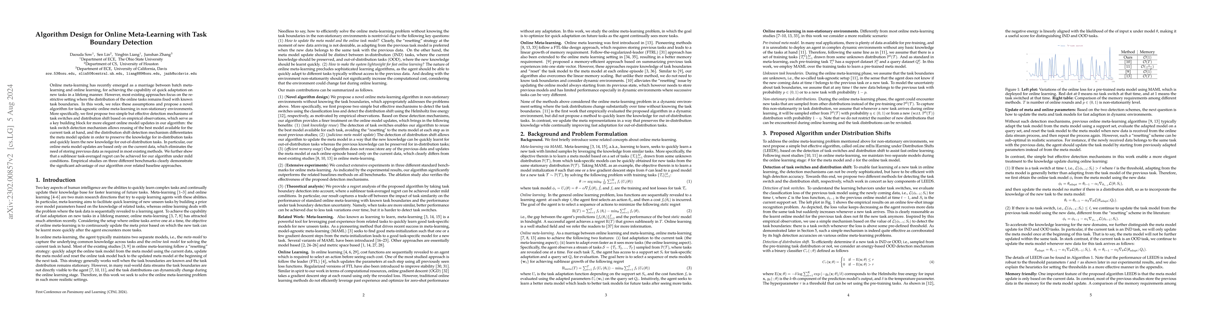 Thumbnail for Algorithm Design for Online Meta-Learning with Task Boundary Detection