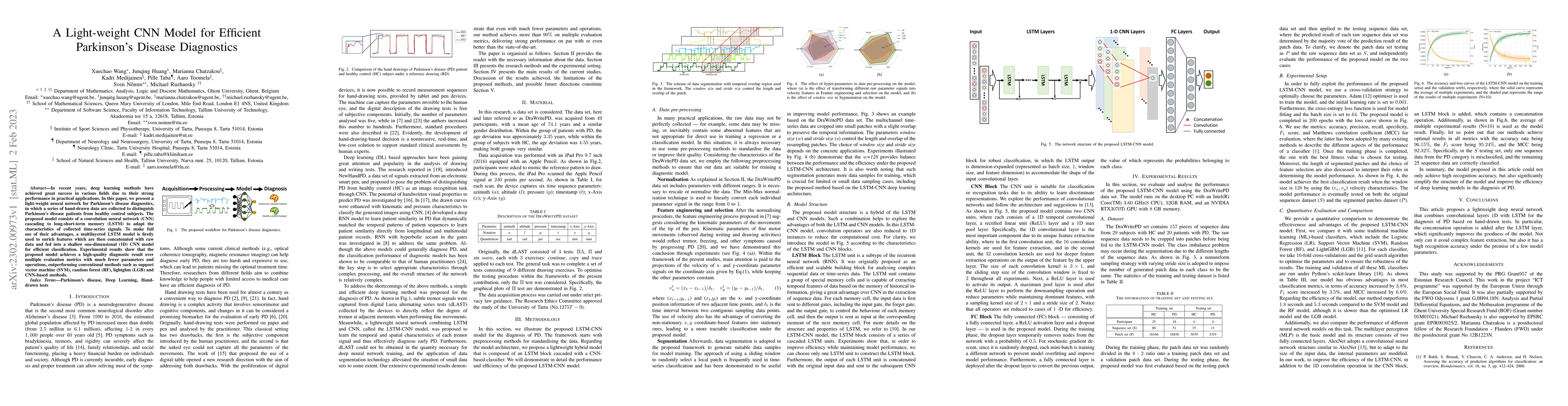 Thumbnail for A Light-weight CNN Model for Efficient Parkinson's Disease Diagnostics
