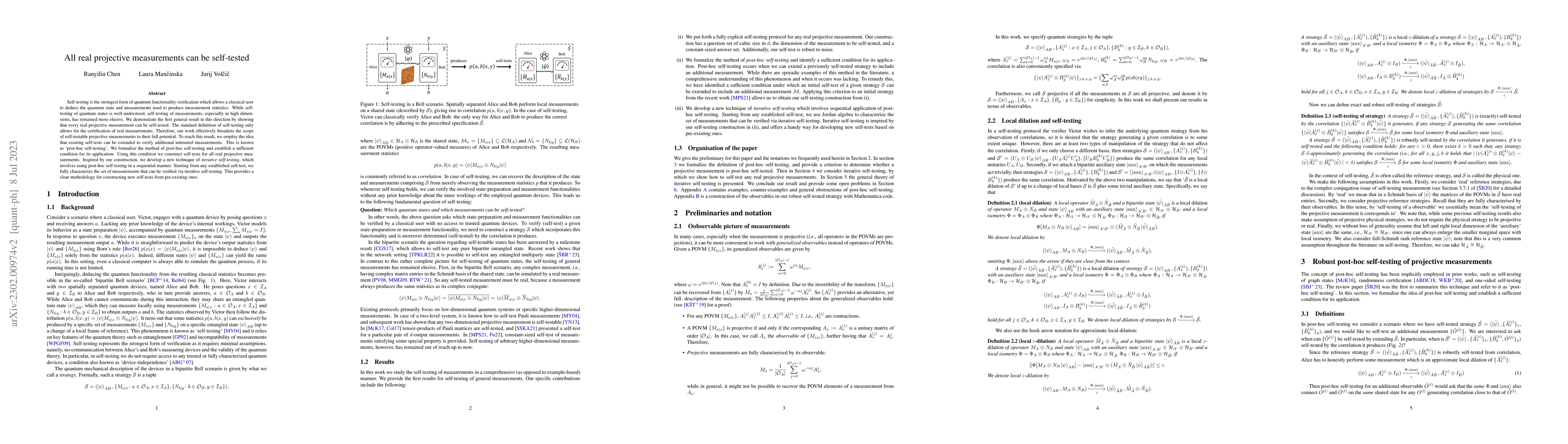Thumbnail for All Real Projective Measurements Can be Self-tested