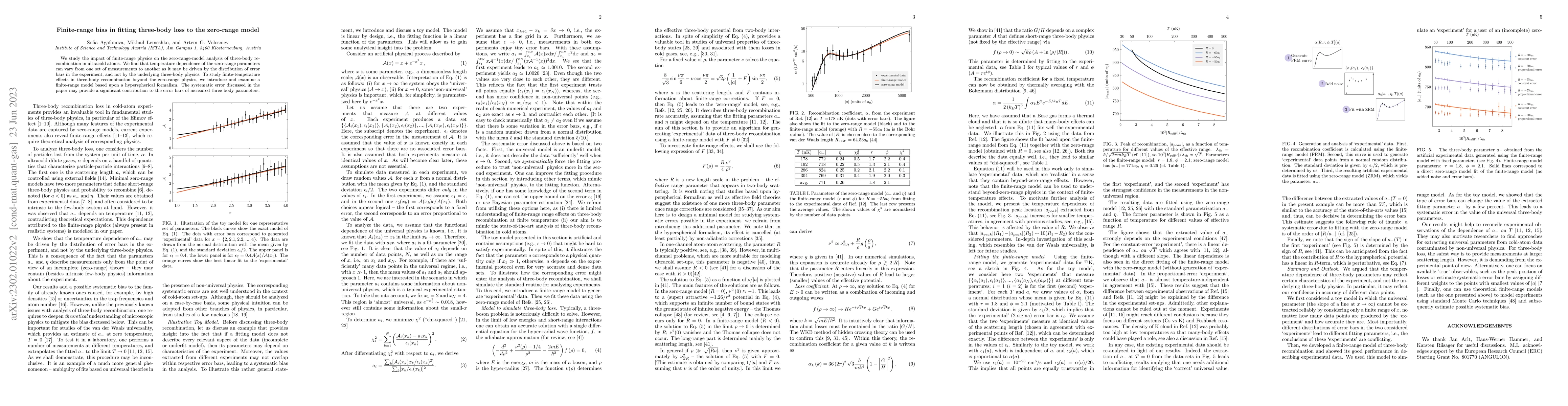 Thumbnail for Finite-range bias in fitting three-body loss to the zero-range model