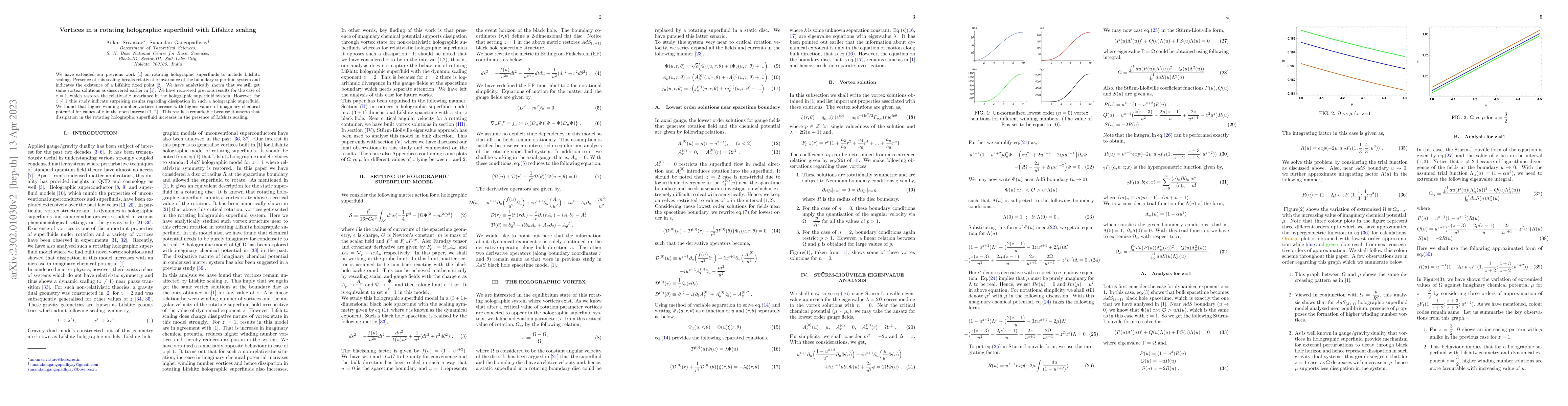 Thumbnail for Vortices in a rotating holographic superfluid with Lifshitz scaling