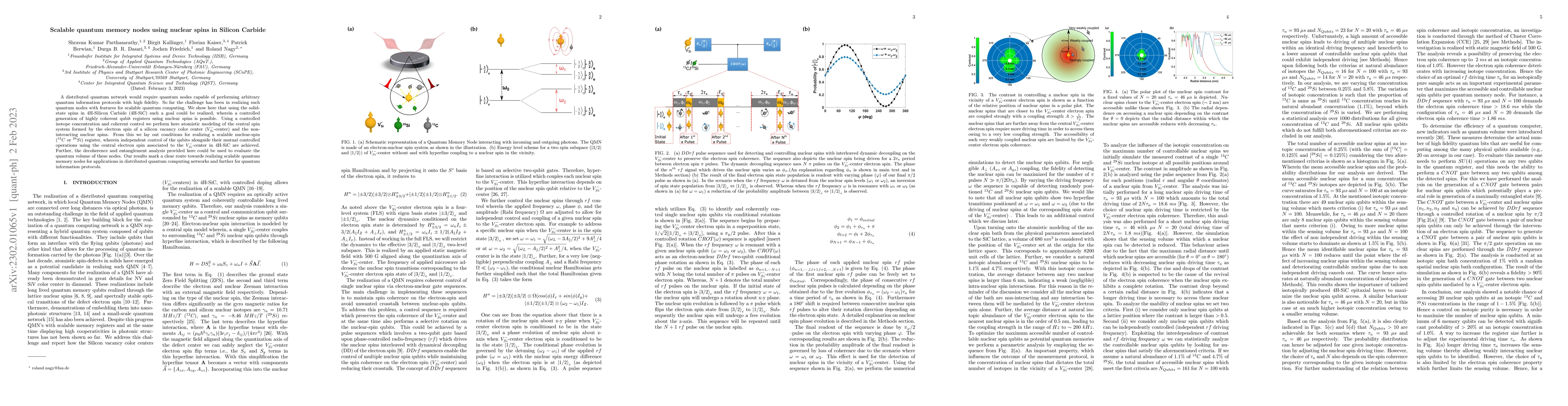 Thumbnail for Scalable quantum memory nodes using nuclear spins in Silicon Carbide