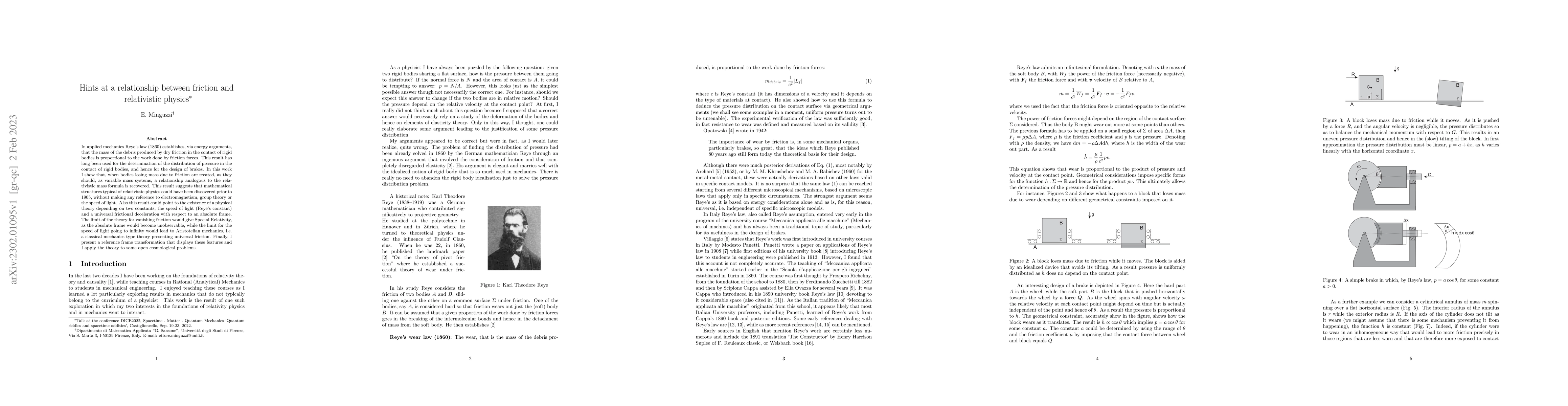 Thumbnail for Hints at a relationship between friction and relativistic physics