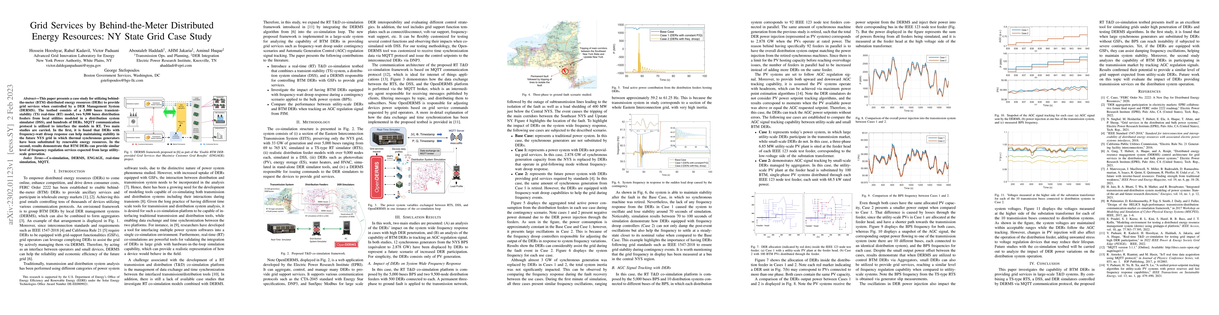 Thumbnail for Grid Services by Behind-the-Meter Distributed Energy Resources: NY State
  Grid Case Study