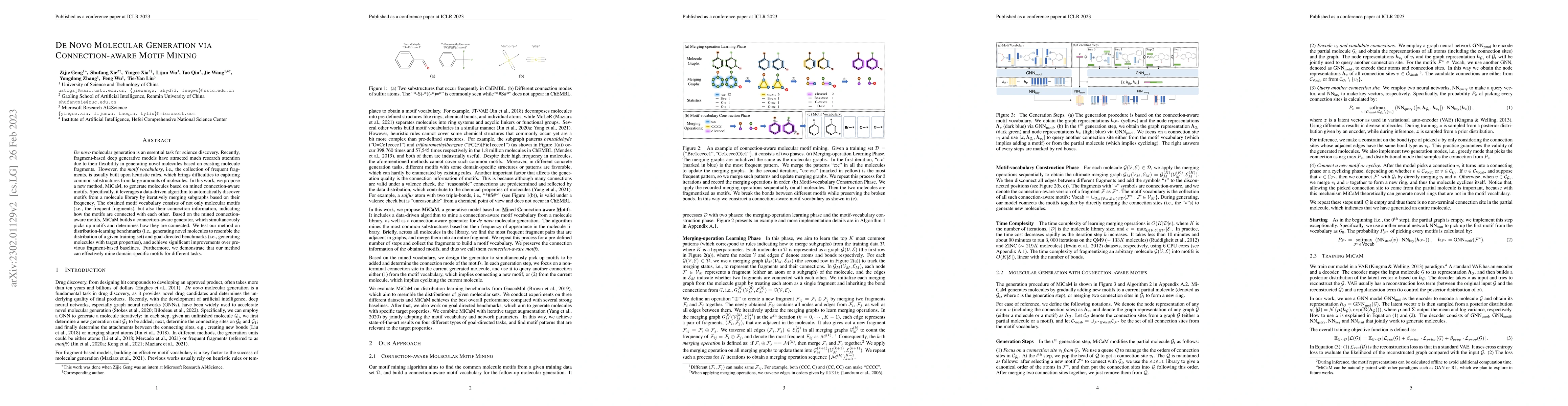 Thumbnail for De Novo Molecular Generation via Connection-aware Motif Mining