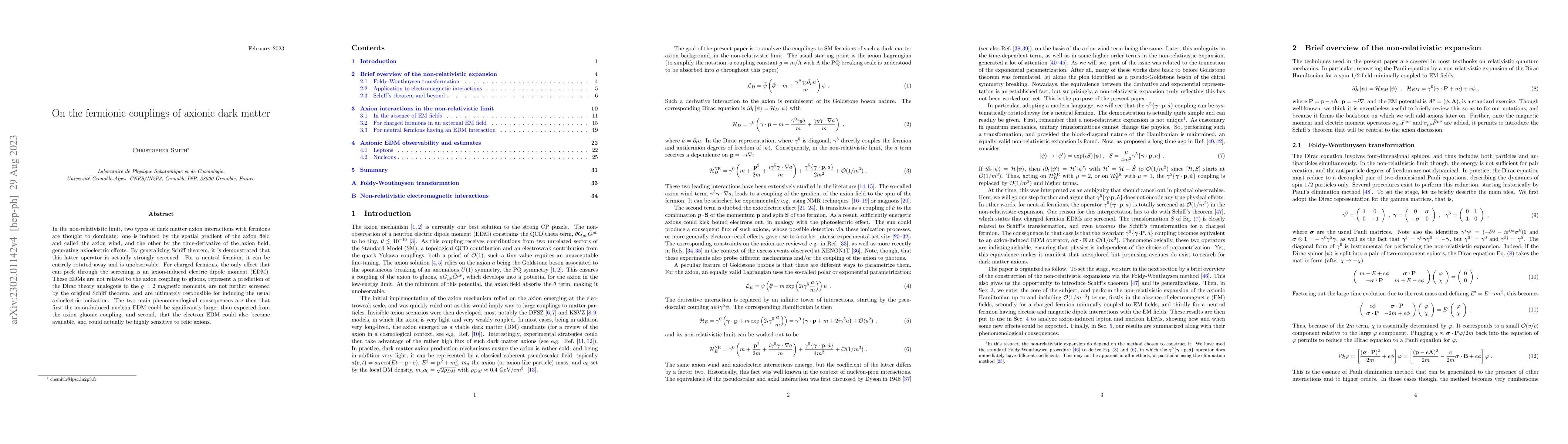 Thumbnail for On the fermionic couplings of axionic dark matter