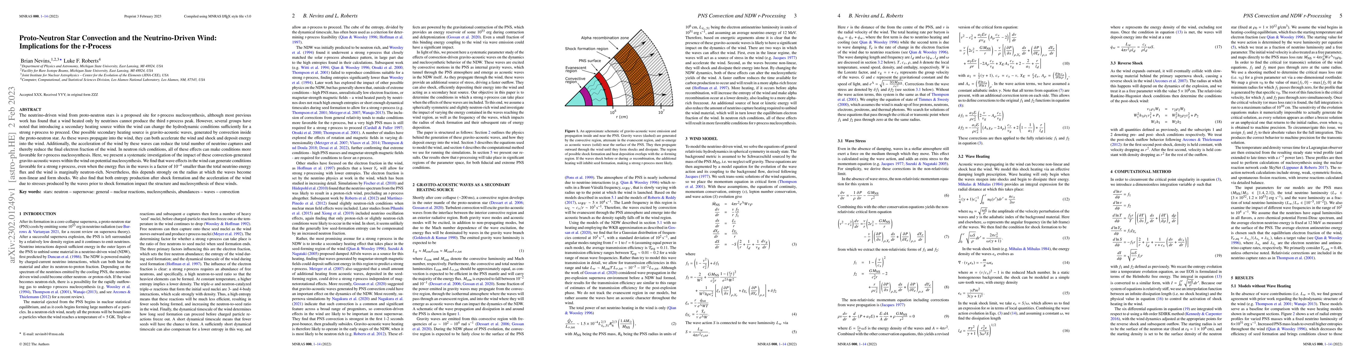 Thumbnail for Proto-Neutron Star Convection and the Neutrino-Driven Wind: Implications
  for the r-Process