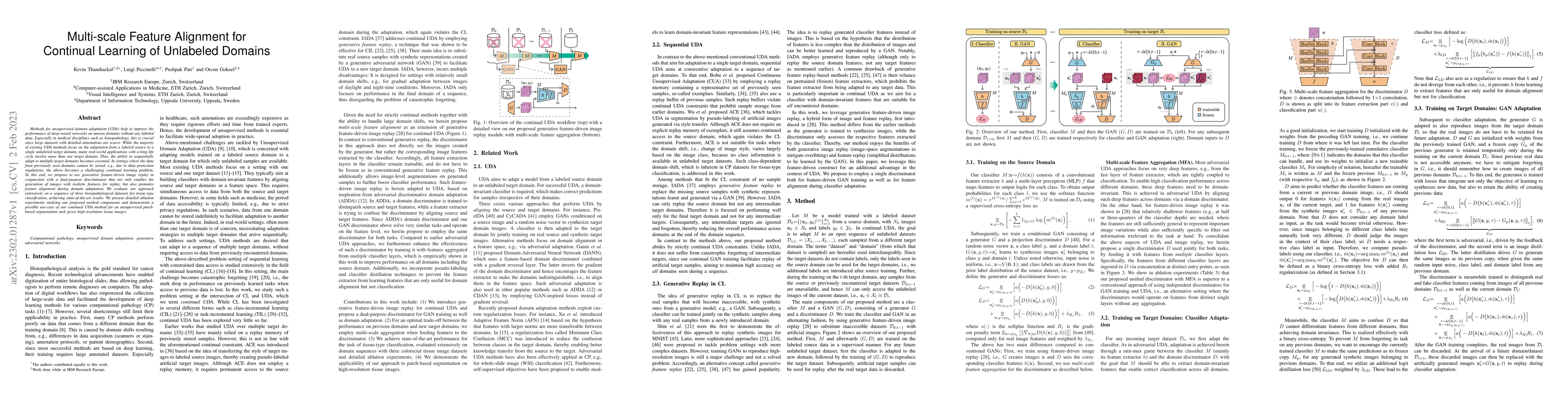 Thumbnail for Multi-scale Feature Alignment for Continual Learning of Unlabeled
  Domains