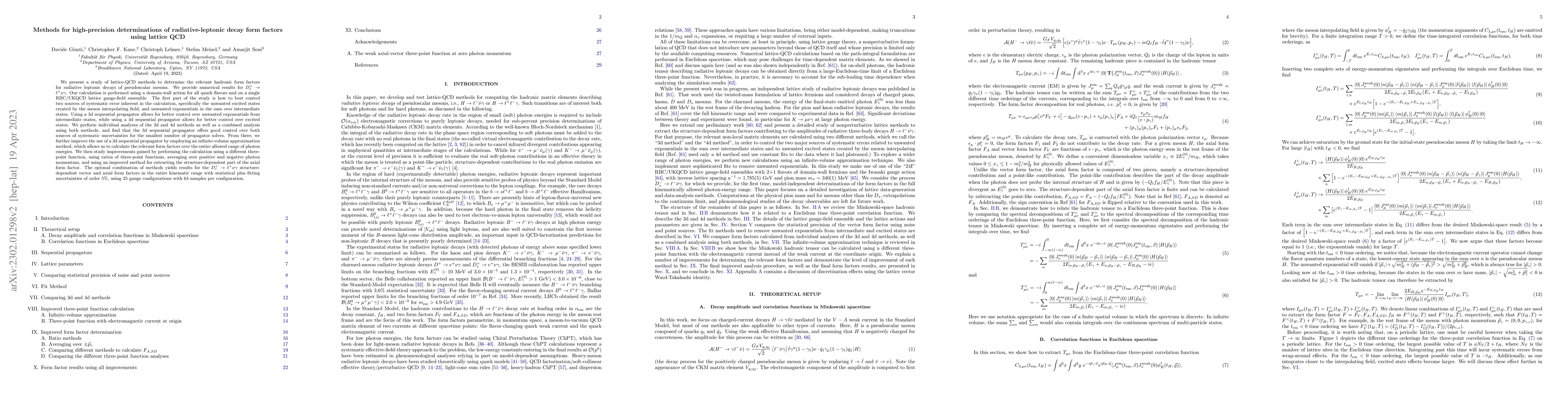 Thumbnail for Methods for high-precision determinations of radiative-leptonic decay
  form factors using lattice QCD