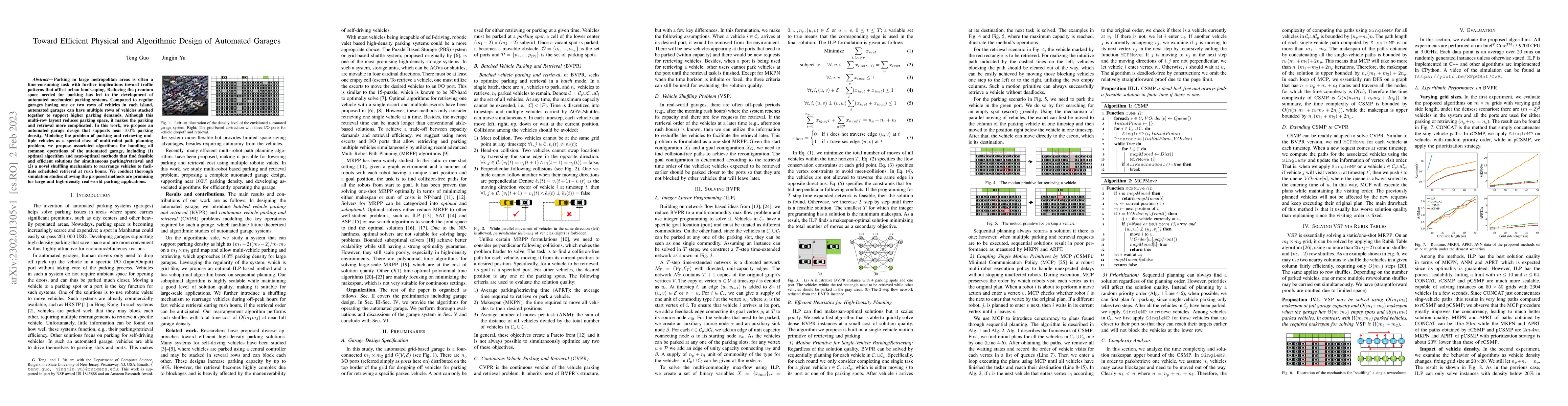 Thumbnail for Toward Efficient Physical and Algorithmic Design of Automated Garages