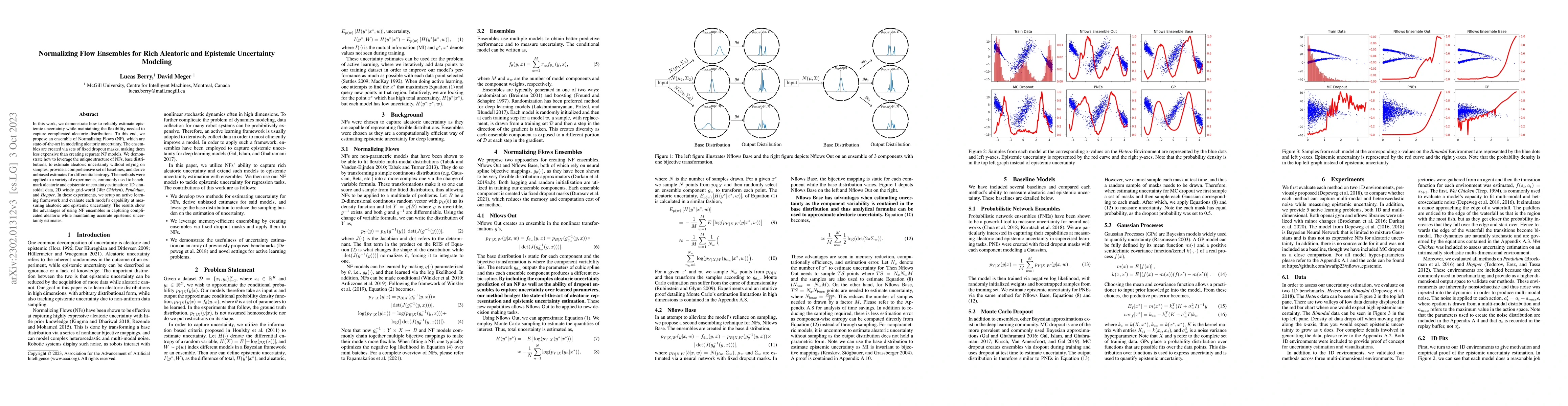 Thumbnail for Normalizing Flow Ensembles for Rich Aleatoric and Epistemic Uncertainty
  Modeling