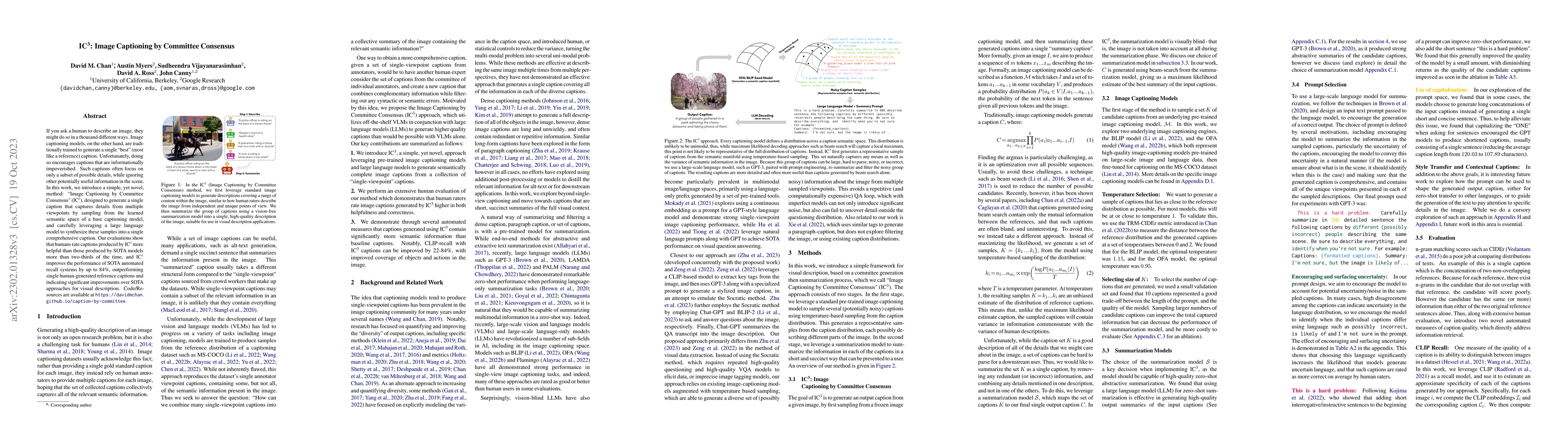 Thumbnail for IC3: Image Captioning by Committee Consensus