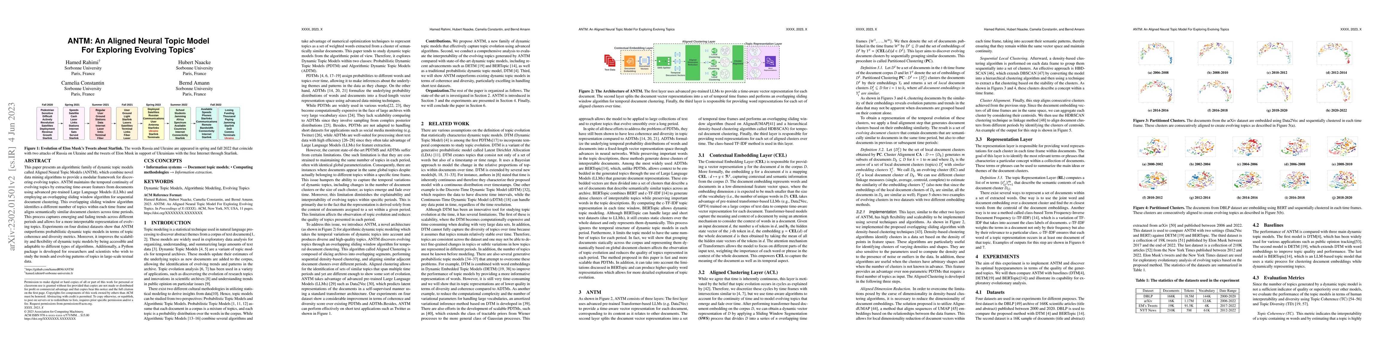 Thumbnail for ANTM: An Aligned Neural Topic Model for Exploring Evolving Topics
