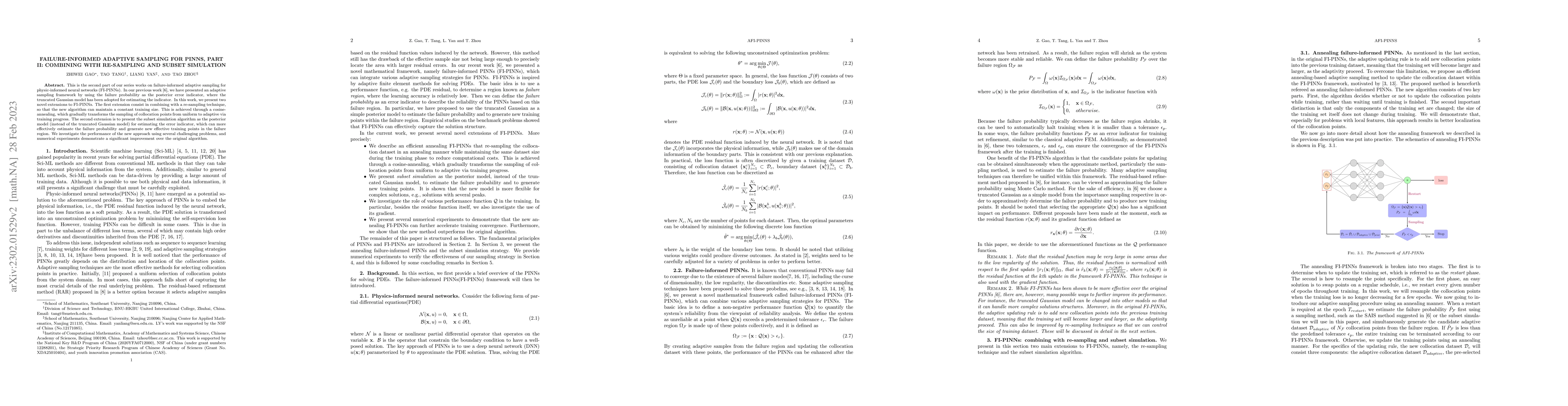 Thumbnail for Failure-informed adaptive sampling for PINNs, Part II: combining with
  re-sampling and subset simulation